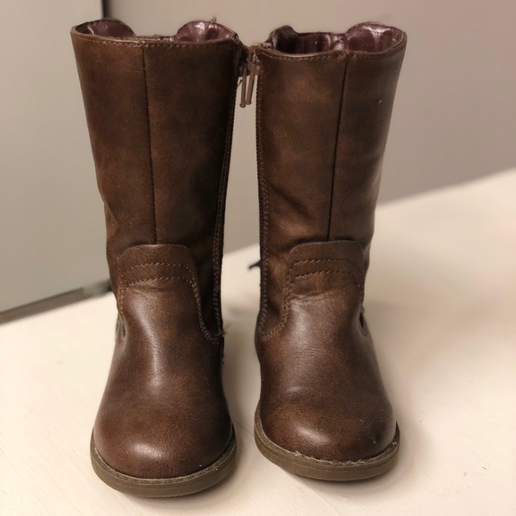 Rampage Girls 5M leather lace up tassel boots - Picture 4 of 6